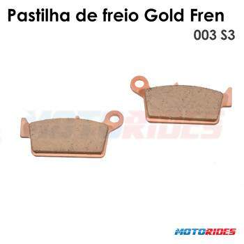Pastilha de freio Gold Fren 003 S3
